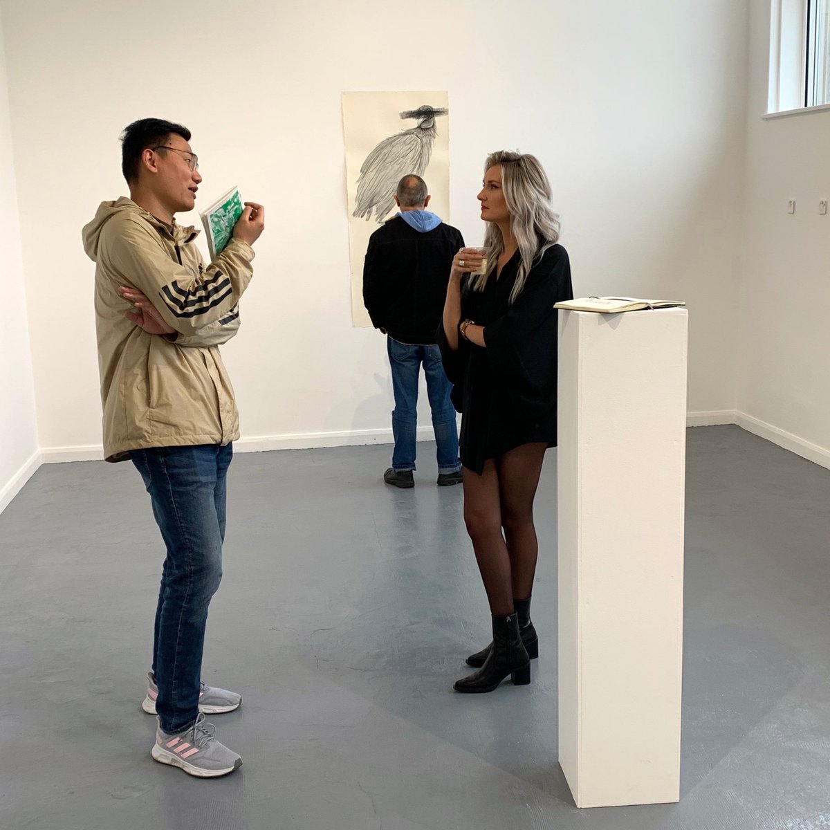 And we’re open! Previews tonight Tuesday 6 June 5-8pm. ‘Saiba – All Bones Turn to Dust’ by Amy Dover focuses on our perspective of non-human animals in our ever-disappearing world. vane.org.uk/exhibitions/sa…
<a href="/AmyDoverDraws/">Amy Dover</a>