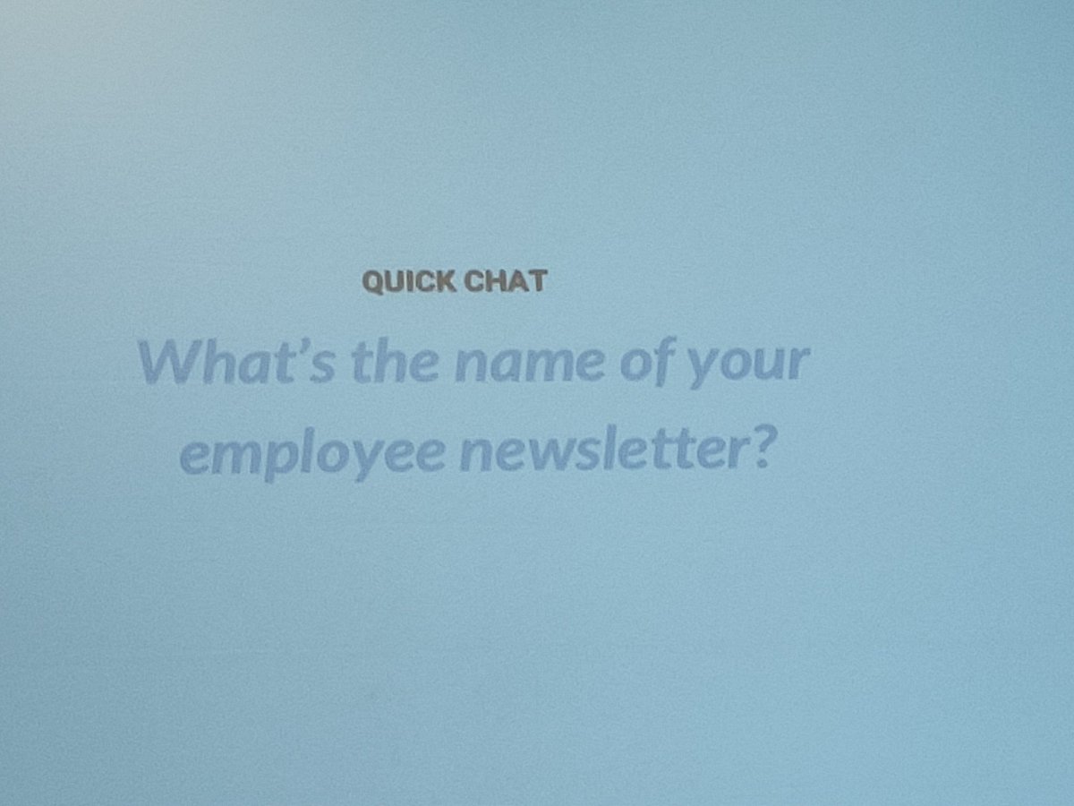 Simple ideas for improving internal emails - templates, consistent and attractive visuals, qualitative feedback and strong internal branding (like memorable newsletter names). Jess Spangler of #WeLeadComms sponsor <a href="/useworkshop/">Workshop</a>