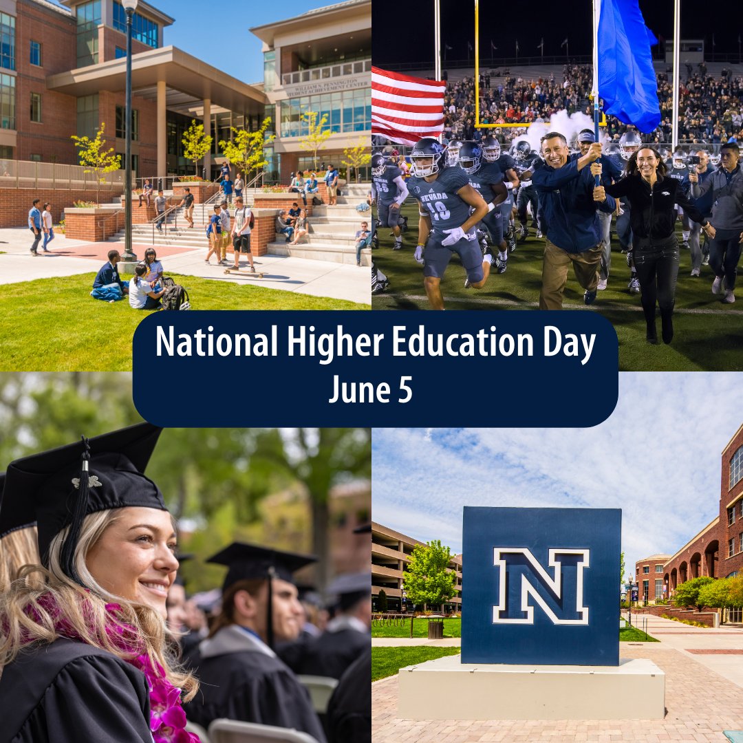 Today is #NationalHigherEducationDay! <a href="/unevadareno/">University of Nevada, Reno</a> is ranked as an R1 Carnegie Research University, and we pride ourselves on being a leading-edge academic experience with exceptional faculty, student services and vibrant campus life. Learn more at unr.edu!