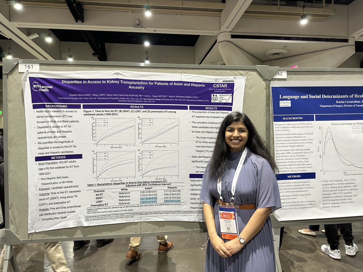 NYUGSOM_CSTAR's tweet photo. Congratulations to @Menon_Ga, Akanksha Nalatwad, and Drs. Jacqueline Kim and Jeffrey Stern for their amazing poster presentations at #ATC2023SanDiego https://t.co/UN60sKwU45