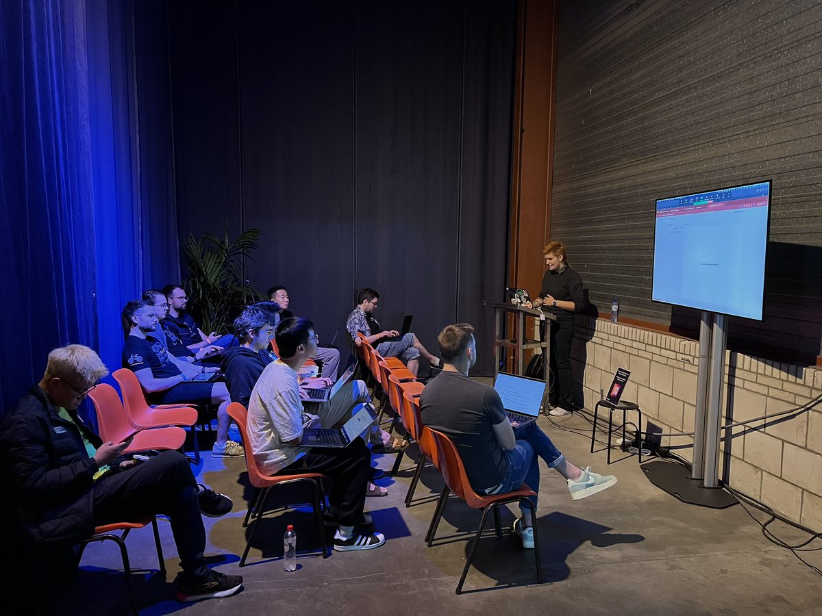 Syntropy at work help builders at the Aptos hackathon 💻🛠️

The ‘'Aptos Blockchain Data Unleashed: Empowering Real-Time Insights through Telegram Bot Integration' workshop hosted by our own @beatalipska was a blast! 🤙

Big boost for the upcoming Syntropy Builders Program also 🔜