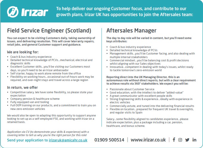 To help deliver our ongoing Customer focus, and contribute to our growth plans, we have opportunities to join our Aftersales team.

Please send your application via CV, demonstrating your skills and experience with a cover letter to irizaruk@amicahr.co.uk