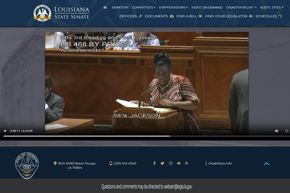 TigerGeaux's tweet image. Thank you to Sen. Gary Smith and @KatrinaRJackson for helping @TAPressly and @LaMedSoc #fixpriorauth. HB 468 returns to the House for concurrence. #lalege @AmerMedicalAssn