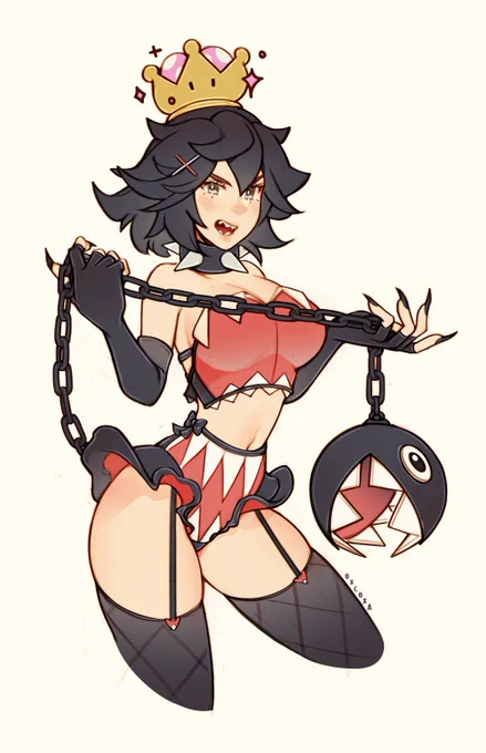 Drawing this Chompette just made me want to draw Ryuko (Kill la Kill) even more   #nintendo