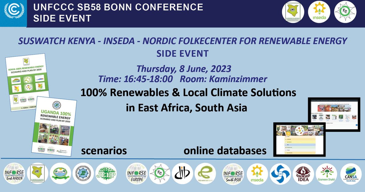 Join us at the #UNFCCC #SB58 Side Event on June 8, 16.45 CET, online: youtube.com/watch?v=6lNvoC…