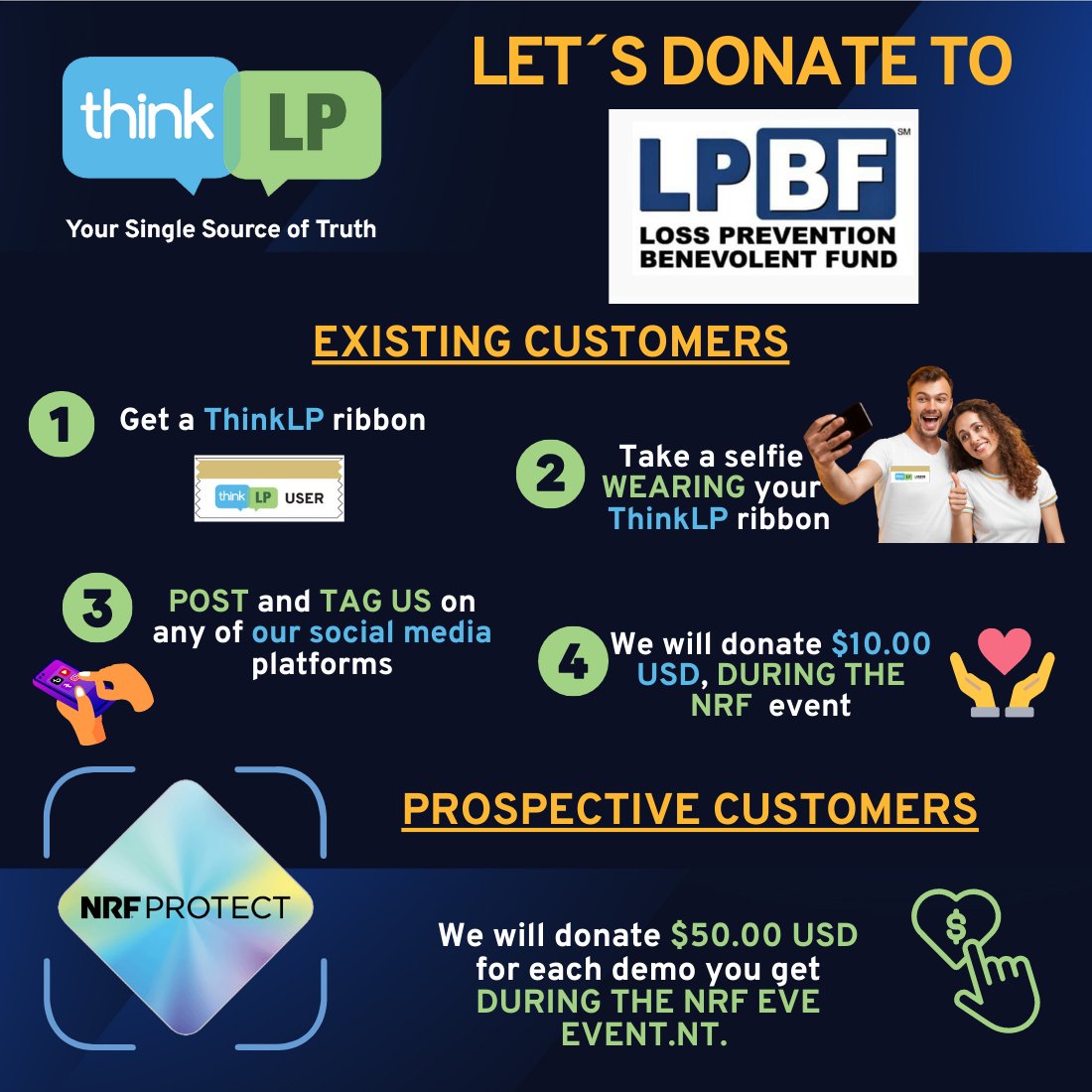 ThinkLP's tweet image. Join us at NRF Protect, from June 5 to 7, 2023, at the beautiful Gaylord Texan in Grapevine, TX. Swing by our booth #1500 and experience ThinkLP&apos;s cutting-edge loss prevention products and solutions. 

#ThinkLP #CaseManagement #Audit #Analytics #Complex #Investigations  #LPBF