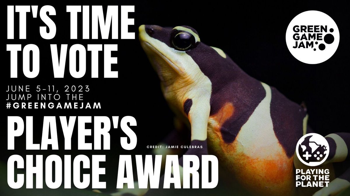 TrayRacers's tweet image. Do you love the most recent Tray Racers! update? Are you having the best time saving Harlequin Toads? 

Give us some love by voting for us in the Player’s Choice Award! 🐸💚

Vote here: greengamejam.playing4theplanet.org/participants/t…

#GreenGameJam