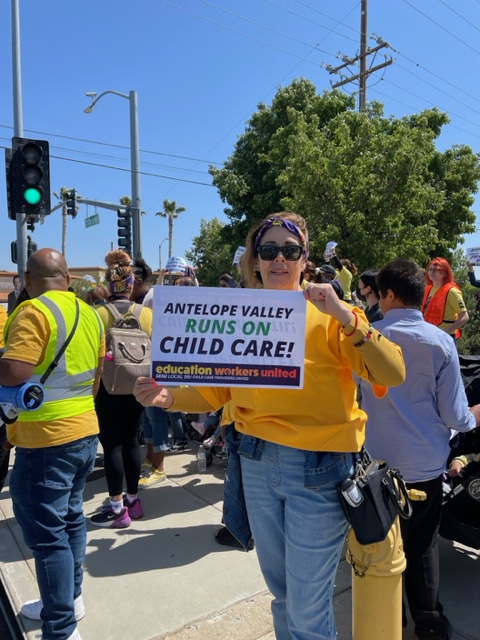 (1/2) #AntelopeValley #childcareproviders gathered at last week’s day of action in #PalmdaleCA and CCRC was there in support, educating and sharing about the event. #Childcare providers brought awareness to the issues they continue to face including livable wages, healthcare,...