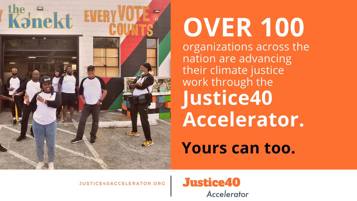 Public funding is one of the most obscure avenues to pursue in getting support for your climate justice work. It doesn't have to be that way. The #Justice40Accelerator supports grassroots orgs with building capacity to navigate the process. 

Apply now ▶️ Justice40Accelerator.org