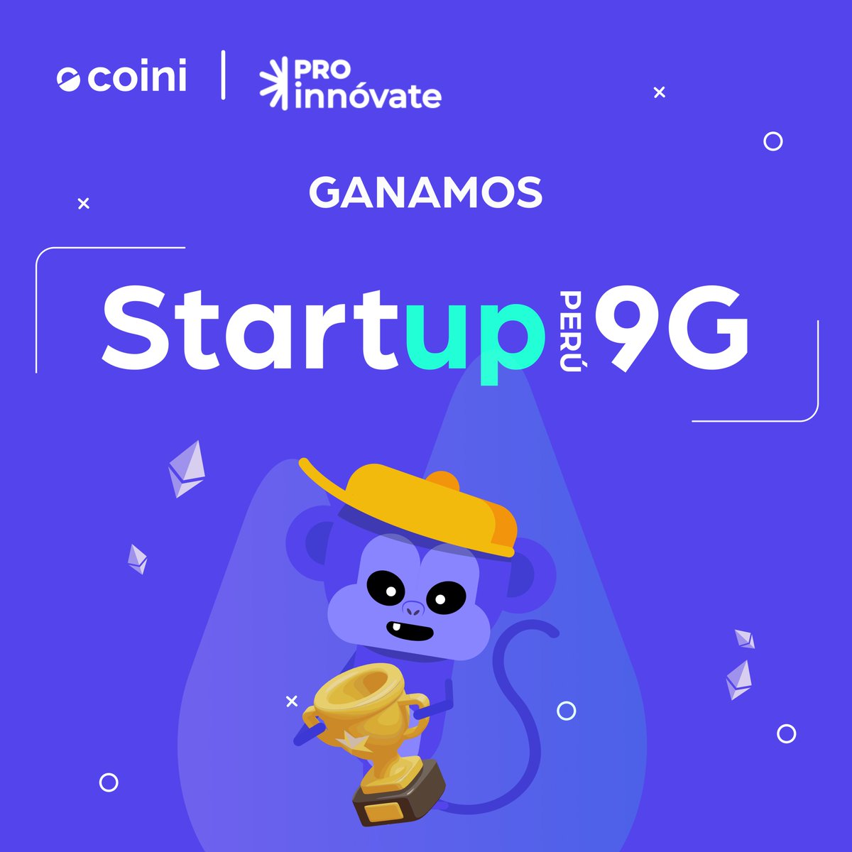 ¡Hemos sido seleccionados como parte de Startup Perú 9G!

Gracias al apoyo de #StartupPerú y @ProInnovatePeru  seguiremos creando el futuro de los pagos digitales con #Blockchain!

¿Interesado en aceptar pagos con Coini? Evíanos un DM
#startup #blockchain #crypto #payments