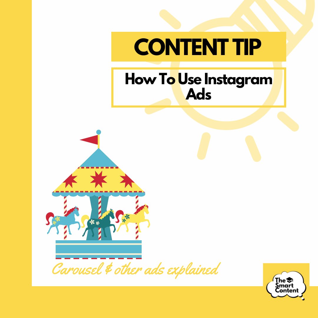 How to use Instagram Ads

Image ads should be used 
👉 to show off products
👉 To announce an offer
👉 To increase brand awareness

Find out what other ads should be used for on our Facebook post - facebook.com/TheSmartConten…

#facebookads #instagramads #thesmartcontent