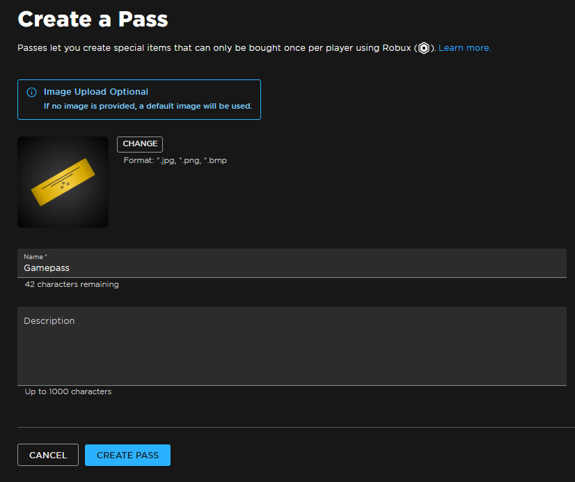 HOW TO MAKE A GAMEPASS ICON ON ROBLOX!