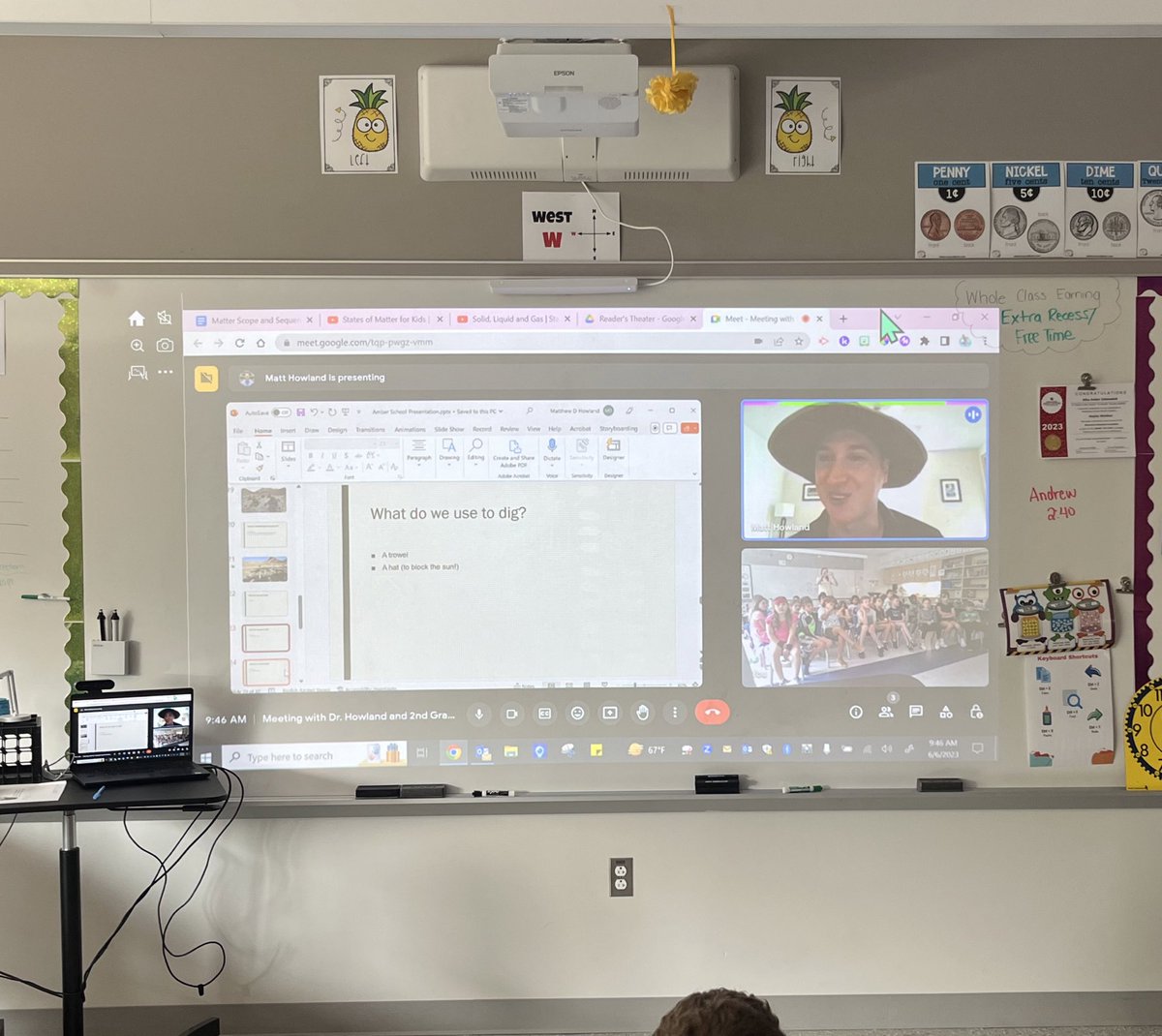 Thanks Dr. Howland (<a href="/RowlandHowland/">Matt Howland</a>) for teaching us all about archeology and your digs in Jordan!! We learned so much and you were able to answer all of the questions the curious Szkarad Squad had! 🦂🕷️