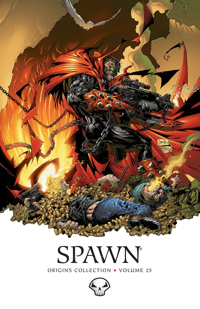 SPAWN ORIGINS TP Vol. 25 is almost here! 

Grab YOUR copy when it hits shelves TOMORROW! 

Cover Art by THE @GregCapullo  / Colors by: Brian Haberlin 

 #comics #tradepaper #comicbook #collection #spawn #spawncomics #imagecomics