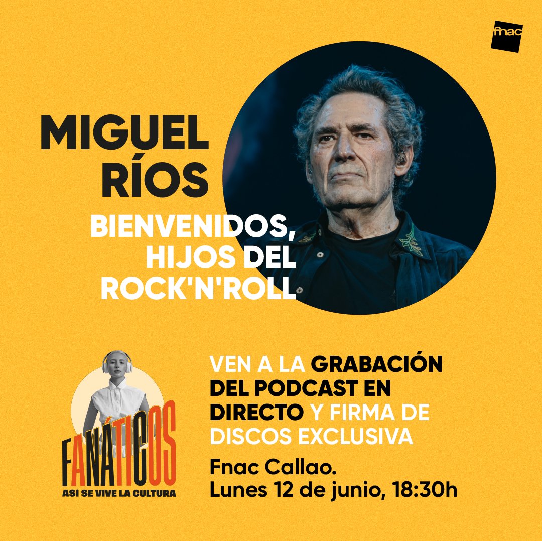 Estaré en el centro de Madrid firmando copias de ROCK&RIOS AND CIA. 40 AÑOS DESPUÉS y hablando de mi música en el podcast de Fnac. Lunes 12 de junio a las 18:30.

¡Allí os veo! 🤘

_______

#firmadedisco #charlemosunrato #fnac #rockandriosandcia #rockandrios40añosdespués