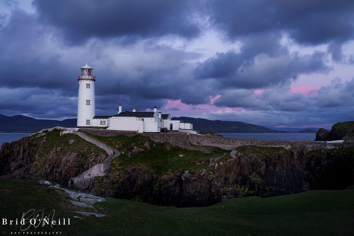 One of the most special spots in Ireland.

The sky went from yellow to orange to red to purple throughout sunset that eve. It was all pretty much over as I was taking this final shot for the night.
 
#donegal #fanadlighthouse #lighthouse 
#BONPhotography