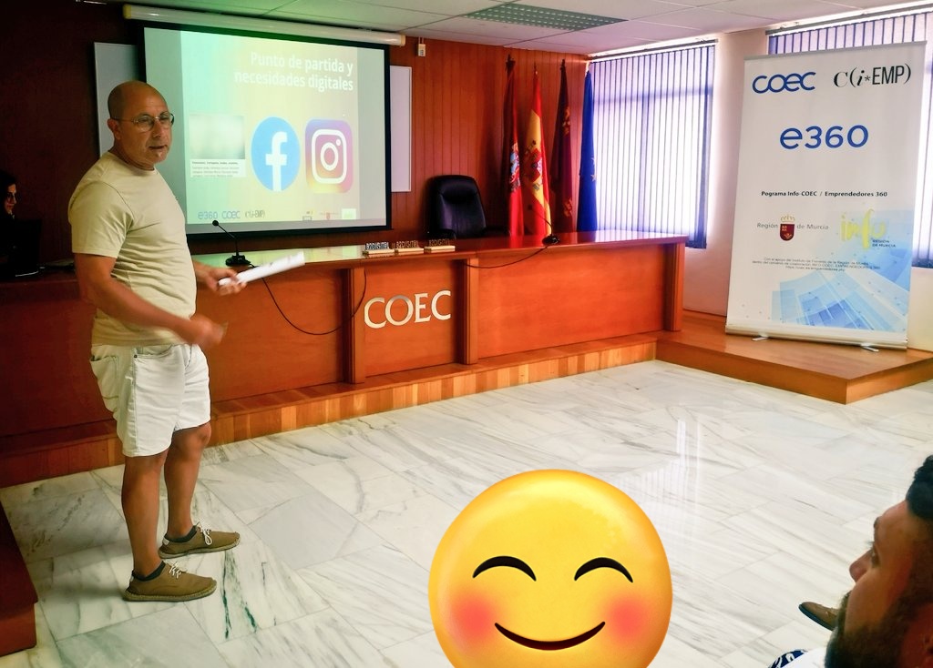 COEC_es's tweet photo. ✅ Escuchamos ahora el pitch de Recuerdalo.Lo.
!Estamos escuchando presentaciones muy interesantes!
#ComarcaCampoCartagena #b2digital #e360BAN #coec #MarketingDigital #PitchBattle #Recuerdalo #eventos #bodas https://t.co/heAaA7wLqe