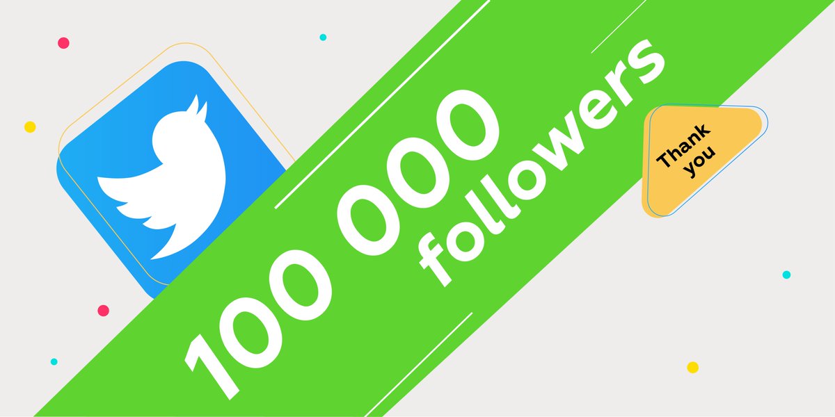 Roobee_invest's tweet photo. Our Twitter page has reached 100,000 followers 🎉🎉🎉

Thanks to all of you for being with us 💛 https://t.co/bXxaIhfKVc
