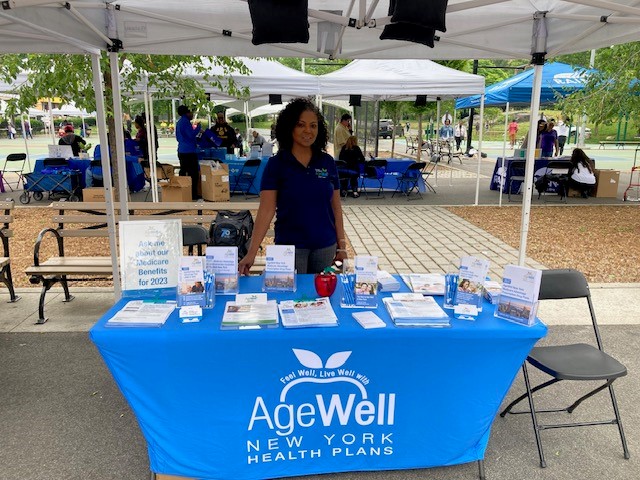 AgeWellNY's tweet photo. Honored to support the Diabetes Festival at St. Mary's Park in the Bronx on Saturday. AgeWell staff shared health information and giveaways with members of the community to raise awareness of the disease. Find out how AgeWell supports those living with diabetes. 1-866-237-3210. https://t.co/GhRH1SB7PD