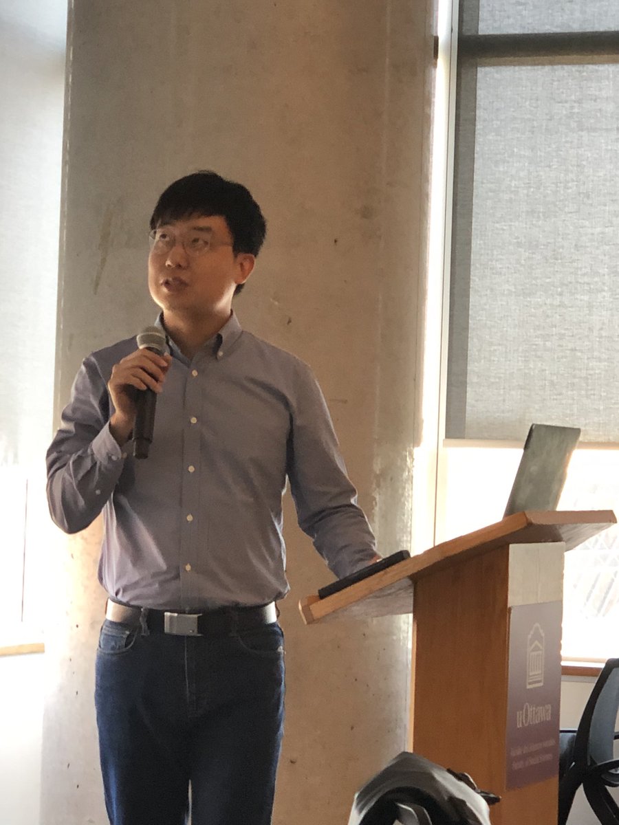 Une présentation des plus intéressantes sur les #industriesculturelles merci <a href="/taykim_aca/">Taeyoung Kim</a> et au <a href="/ceg_cog/">uOttawa Centre d'études en gouvernance (CEG-COG)</a> pour cette activité.