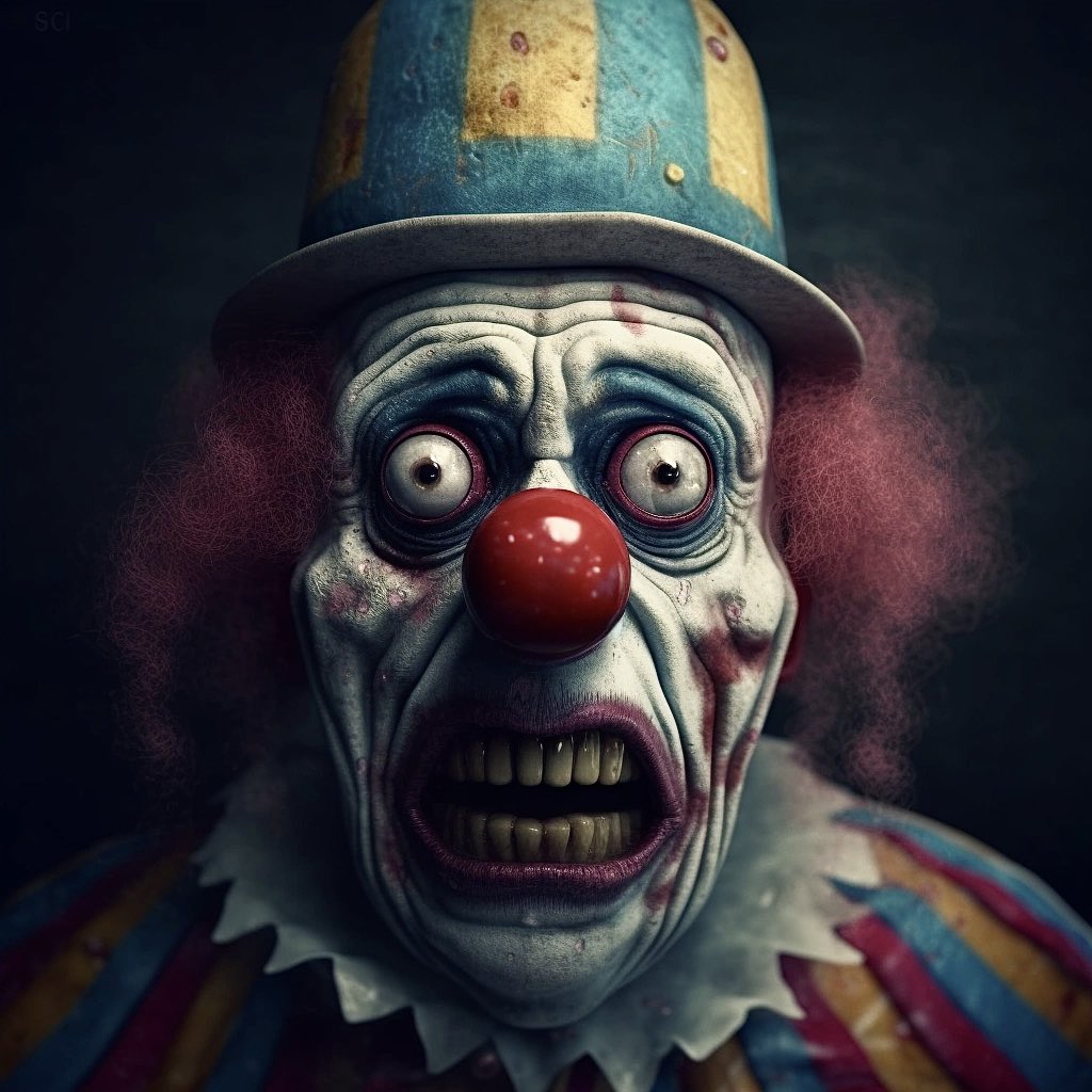 Everyone loves clowns right? #midjourney #aiart #aiartwork #ai #art