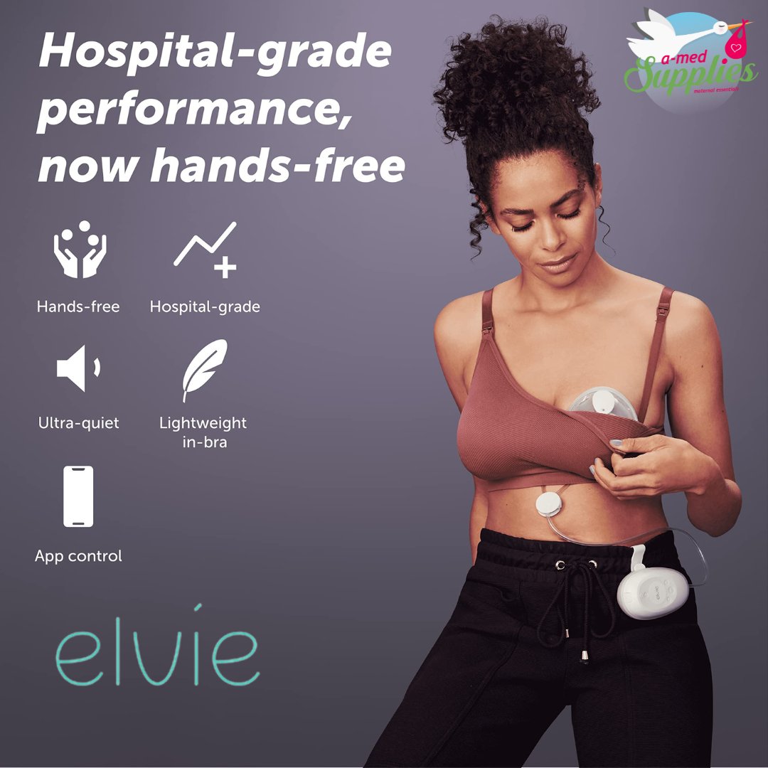 Experience hands-free pumping with Elvie. Express milk effortlessly while going about your day, from work to errands to relaxation. Enjoy comfort and efficiency with its silent motor and customizable settings. Join the breastfeeding revolution! 💫🤱 
#ElvieStride #WearablePump