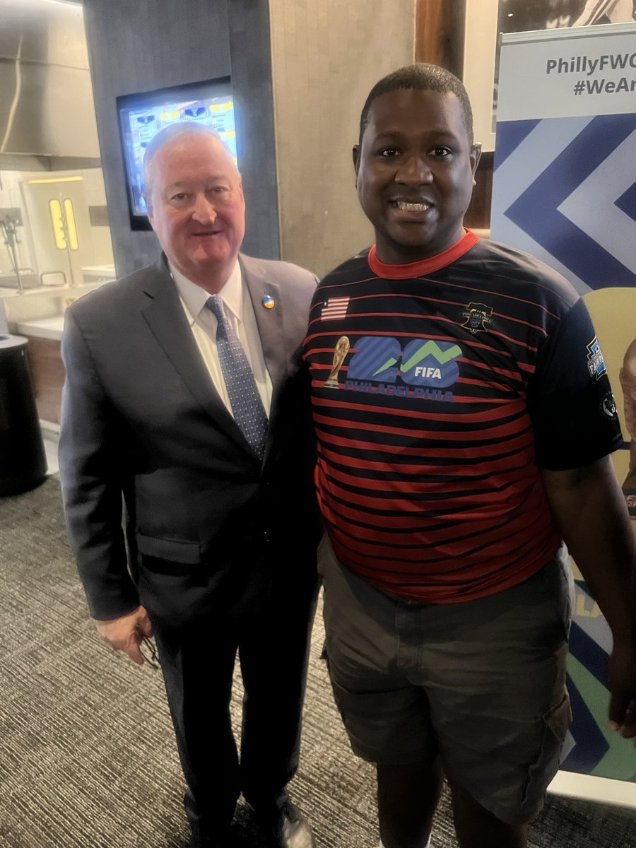 vergeindproject's tweet photo. #UnityCupDraw - @vergeindproject ambassador and an autistic self-advocate had a great time connecting with old &amp; new friends and @PhillyMayor at the Unity Cup Draw event @LFFStadium 
@PhilaParkandRec @JordanSankoh @bmarsalis @VIProject2030 #AutismAcceptance https://t.co/Xr4gg3TC8S