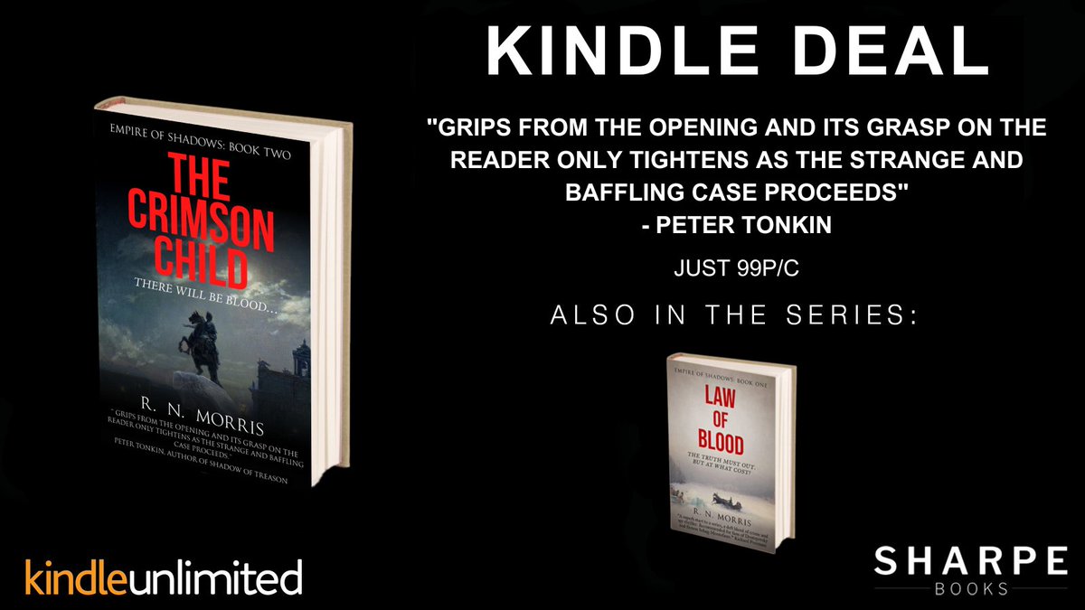 #KindleDeals #99p 
The Crimson Child. 
By @rnmorris

'Grips from the opening.'
amazon.co.uk/dp/B0C3SG1L8D/

@KindlePromotion

#crimefiction #espionage #kindlecountdown