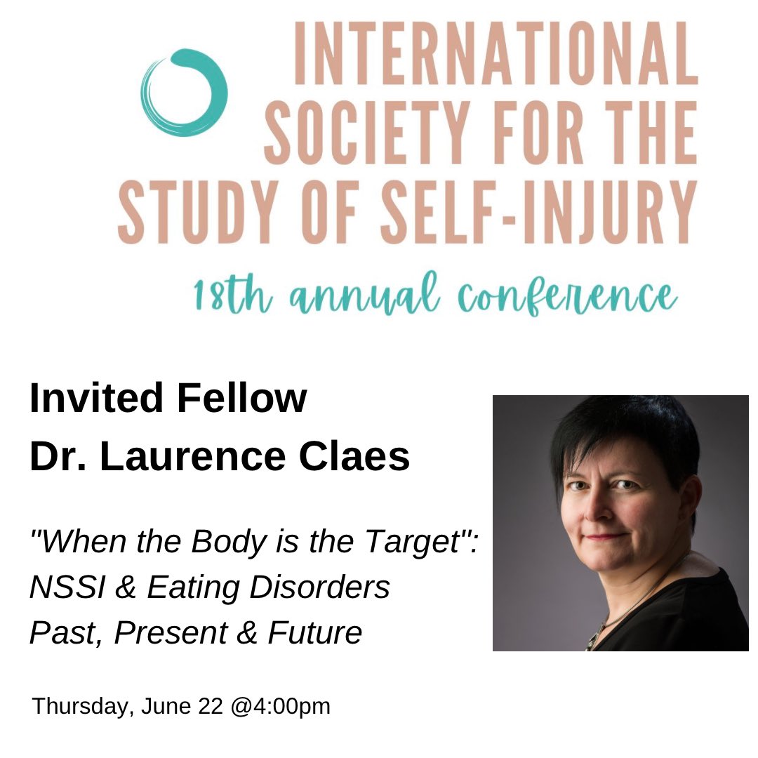 We are just 2 WEEKS away from #itripleS2023 in Vienna! Come hear ISSS Invited Fellow Dr. <a href="/laurence_claes/">Laurence Claes</a> share “When the Body is the Target: #NSSI &amp; Eating Disorders.”

Visit itriples.org &amp; register at bit.ly/404cM3v. It’s not too late!