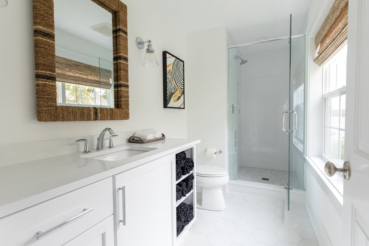 How to pamper your guests this summer, we suggest starting in the bath.
#PlatoWoodworkInc @LowellCustom #BellaTileandStone #CorianQuartz 
#InteriorDesigner @AnnKottlerHome #BathDesigner #JoyceZuelkeckbd 
#remodel #kitchenandbath #home #homedecor #lakegenevawi