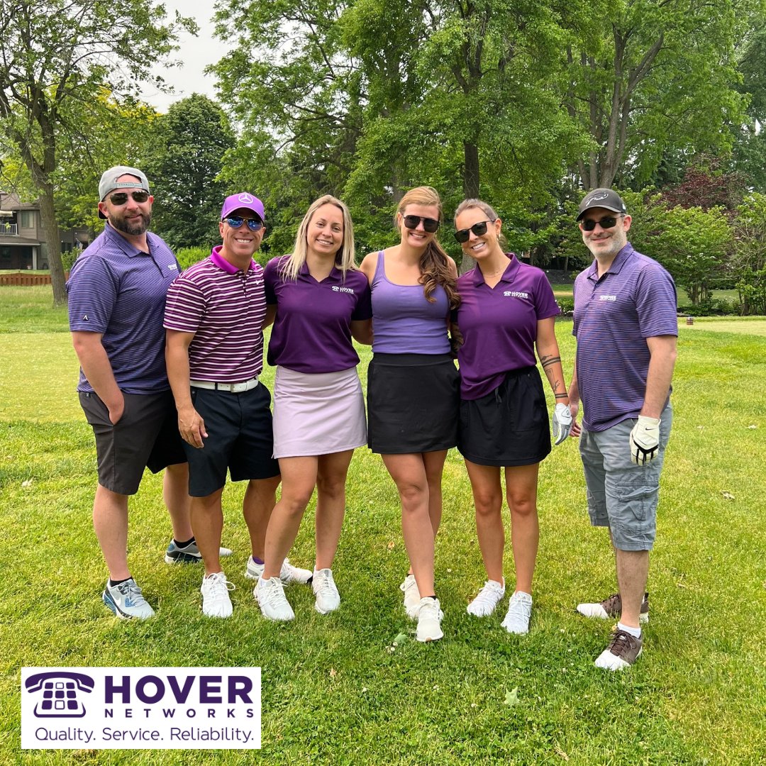 Hover_Networks's tweet photo. The Hover team had a blast Going Fore the Green yesterday! ⛳ Thank you, @AspireWNY, for the opportunity to support your mission and commitment to our community at this great event. 🏌️💜 https://t.co/06NQs3r3D0