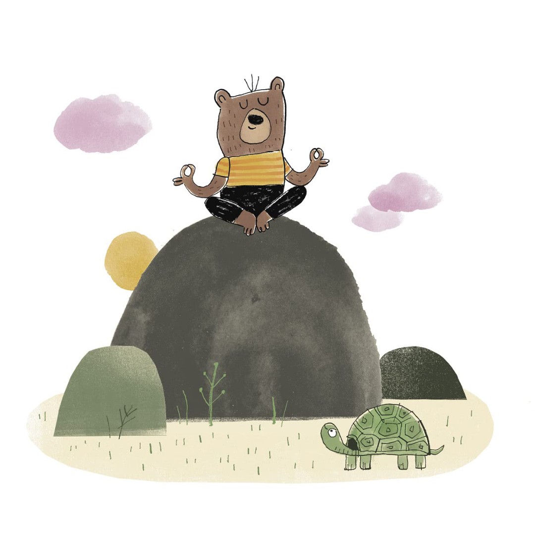 Bear-ing Wisdom: Embracing the Serenity Within 🐻🌿
Illustration by #BrightArtist @AlexGGriffiths 
Represented by #BrightAgent @Freddie_Dawson 

See Alex's Portfolio > ow.ly/naPK50OFYjE