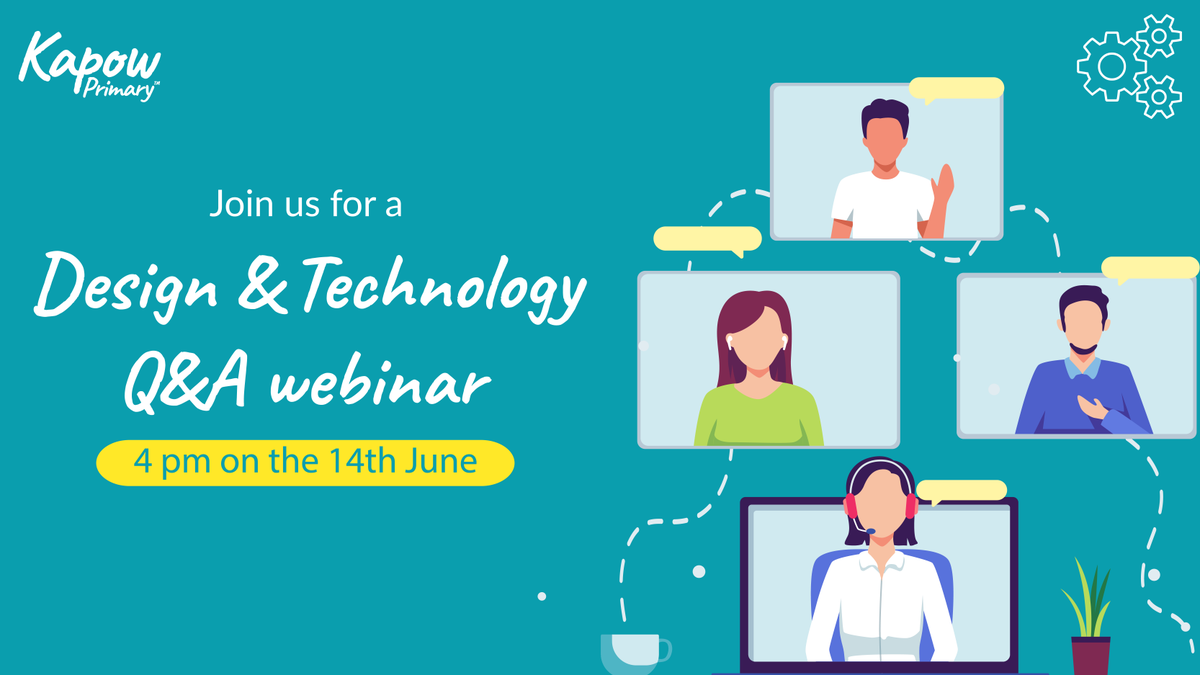 👩‍💻What gets you stumped about teaching #DesignandTechnology in primary schools?

👩‍💻Adam Sumner, our #PrimaryDT specialist, will answer your questions, give insight and share his experience. 

👩‍💻No question is too big or too small!

👩‍💻Sign up here: bit.ly/3Cebcl7

#Edtech