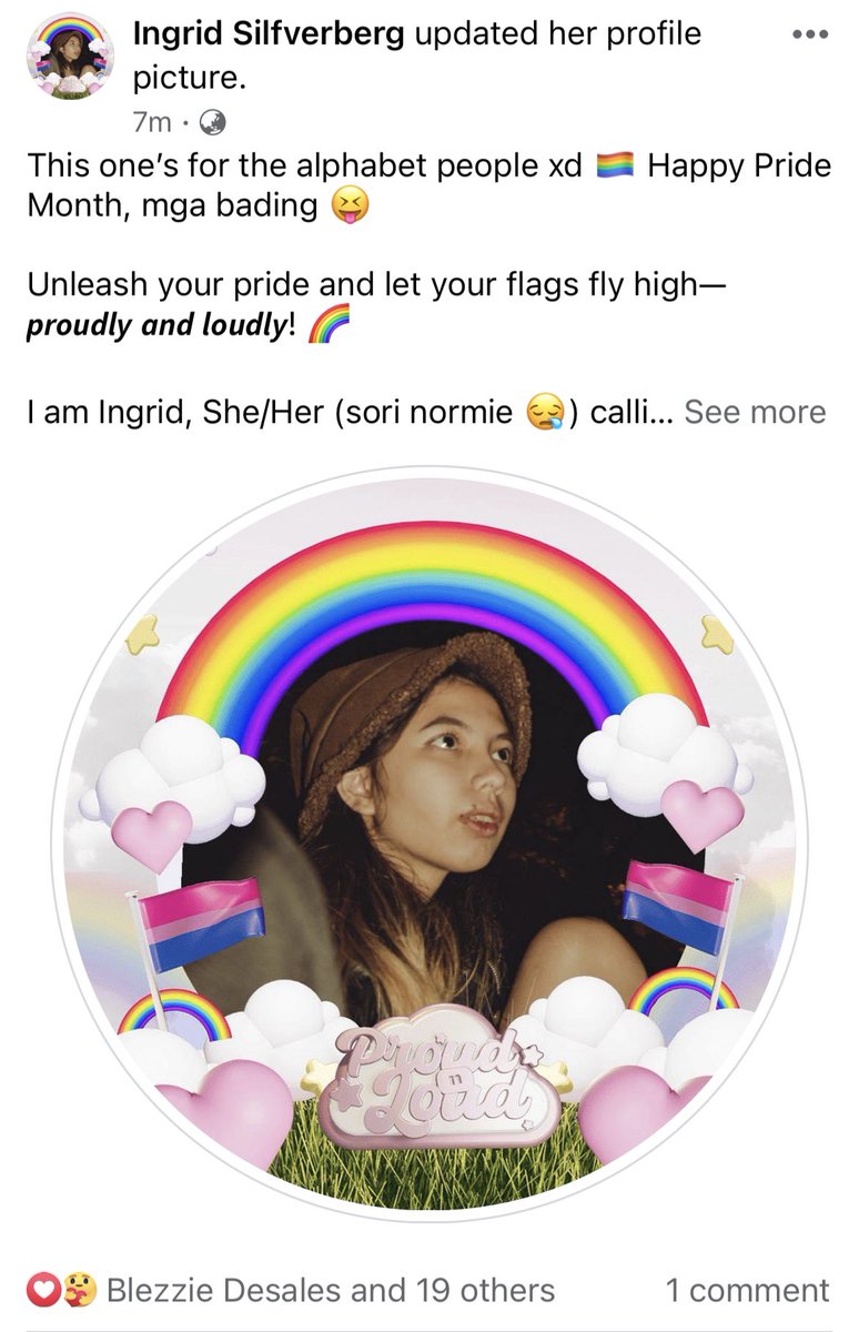 ingeuredeu's tweet photo. [rare ingrd vulny tym]

Ik im v out and about here on twt sa kabadingan ko, but today, i took a leap.

Dis be my FIRST ever public pride celeb on fb bc di pa ko out sa mom &amp; stepdad ko (sorry ma, but the fam line prob ends w me HDHS)

HAPPY PRIDE, MGA BAKLA! 🏳️‍🌈
Manggawas na ta 👁️ https://t.co/jERnZ95L2P