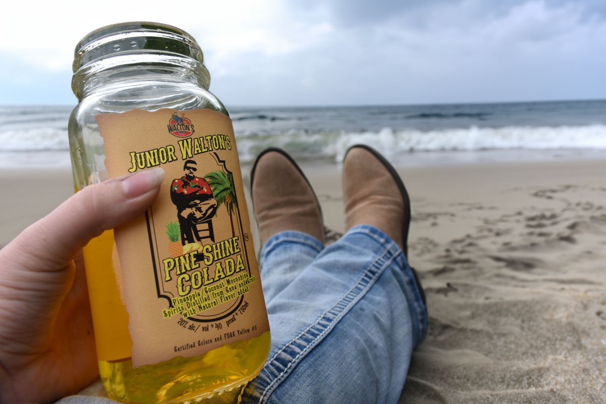 Just a day on the beach in Eastern NC with our jar of Pine Shine Colada made right here by the coast!

🌐 waltonsdistillery.com

#beach #beachdays #easternnc #coastalnc #nctripping #onlyinonslow #pinacolada