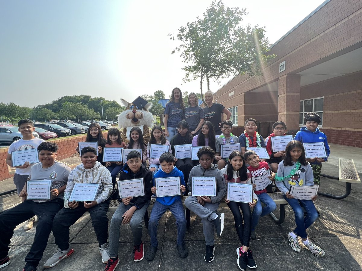 We are so proud of these Multilingual students at Weddington Hills. They officially exited the English Learner program by showing proficiency in reading, writing, speaking, and listening on their ACCESS tests. Their futures are bright! #LiveYourExcellence #groWHere @WHE_Whiskers