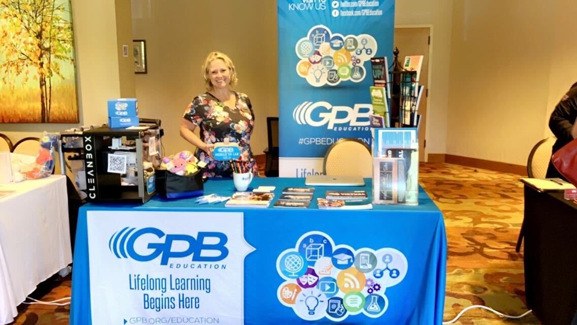 It’s been great sharing @GPBEducation resources and the #GPBMobileVRLab with @twileyGPB at #GMLA2023 this week!