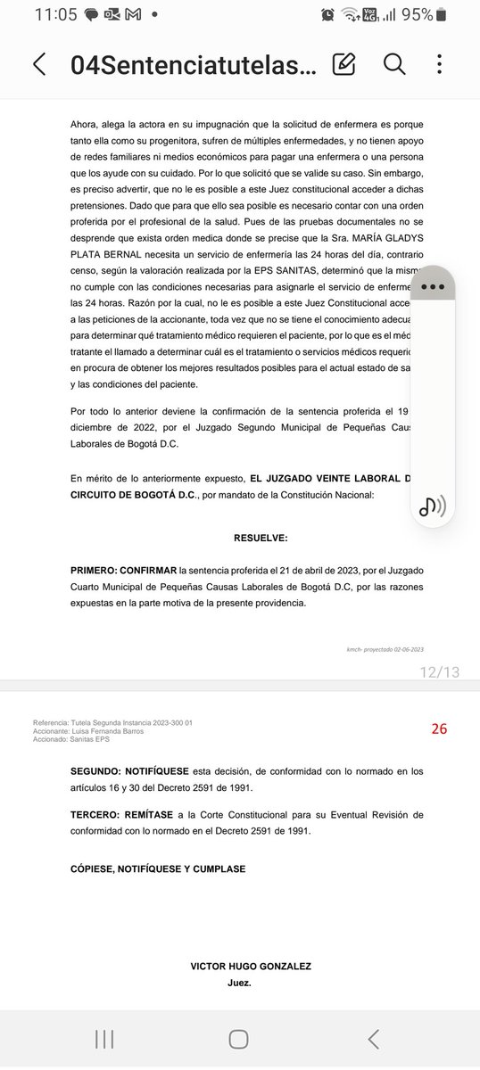 loisemagic's tweet photo. Juzgado20Laboraly16Familia de @judicaturacsj @CConstitucional Niegan a anciana con #discapacidadFisica #DVisual y #DMental SillaRuedas Acompañante o PlanDomiciliario Cuidada solo x hija con #DiscapacidadMultiple @castellanosfj @alazamo123 @Derechij2 @cielo_rusinque @velascoluisf https://t.co/PD2PkT1H6D