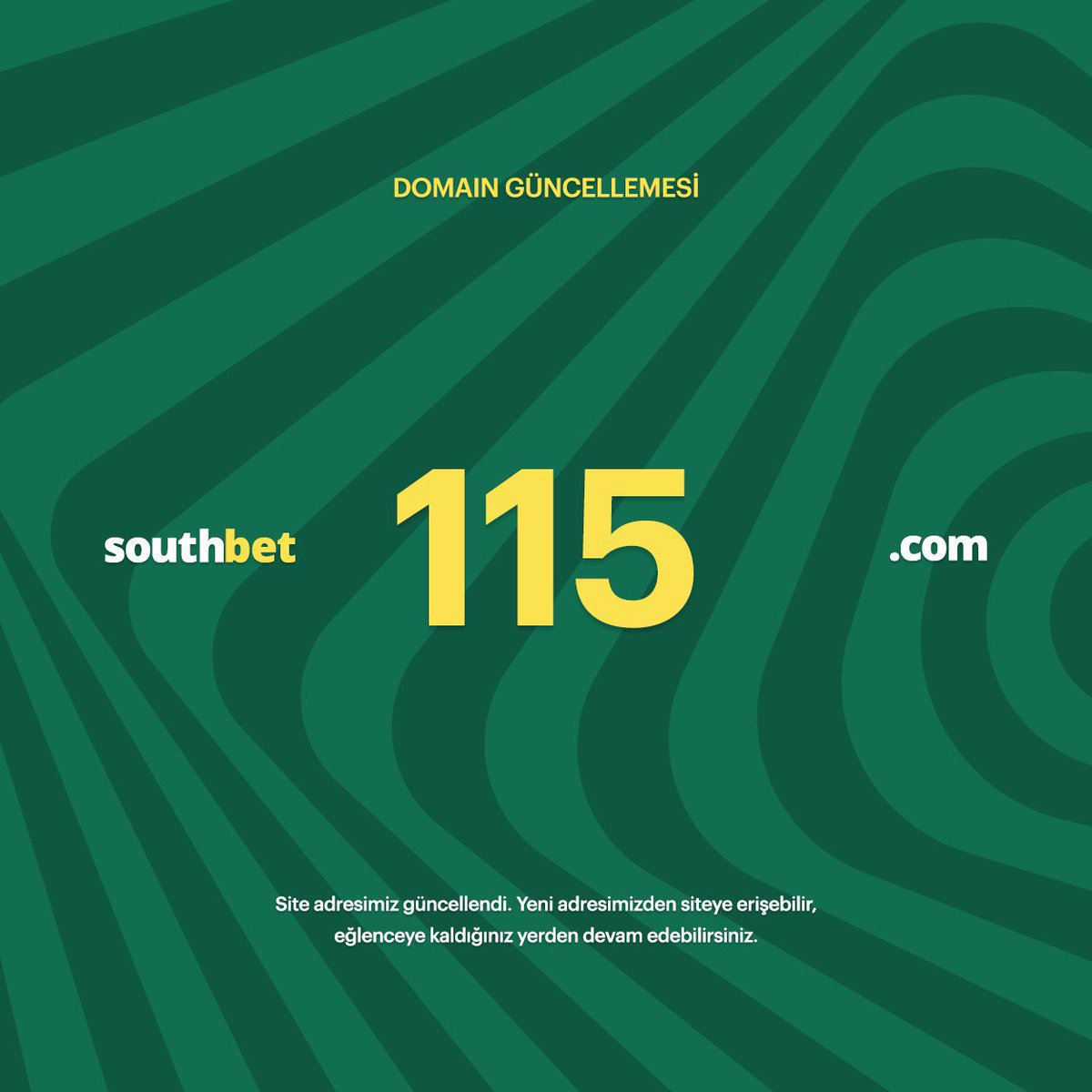 🍀 Değerli #SouthBet üyeleri,

Yeni adresimiz SouthBet115.com olarak güncellenmiştir.

🔗 SouthBet.club

🟢 Keyifli vakitler geçirmenizi diliyoruz.