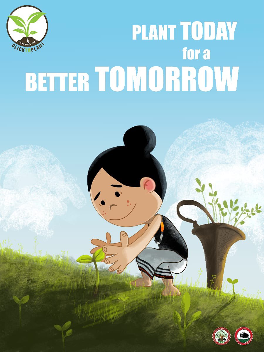 rajkumar_ifs's tweet image. Dear all, clicktoplant.com is an initiative of kohima forest division which helps anyone in any part of the country to plant a tree sapling online, to receive a certificate and also to get a photo proof of the plantation. To know more, read the thread (1/3) 
#clicktoplant…