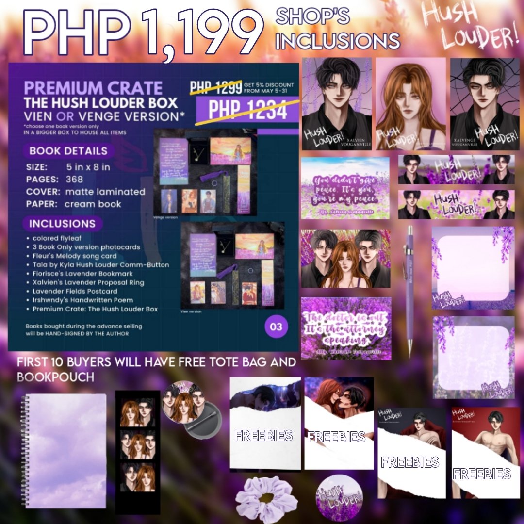 wyexnzieeriego's tweet photo. @irshwndy 

ORDER NS KAYO SAKIN NG HUSH LOUDER. SAME LANG ANG VIEN SND VENGE BOOK ONLY, FOR PICS LANG KASE PWEDE IPOST. CHECK FB ACC FOR MORE DETAILS PO. BLEWACRISL WP.

https://t.co/eZNgSCucIj

#hushlouder https://t.co/vMD8crEhfI