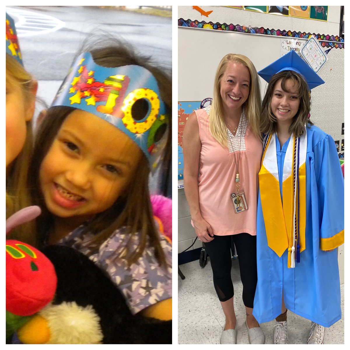 ❤️My very first group of Kindergartners graduated high school this year! I was so grateful that 2 of them came back to do their Senior Capstone with me and some said goodbye &amp; thanks during their senior walk. Full circle moment!