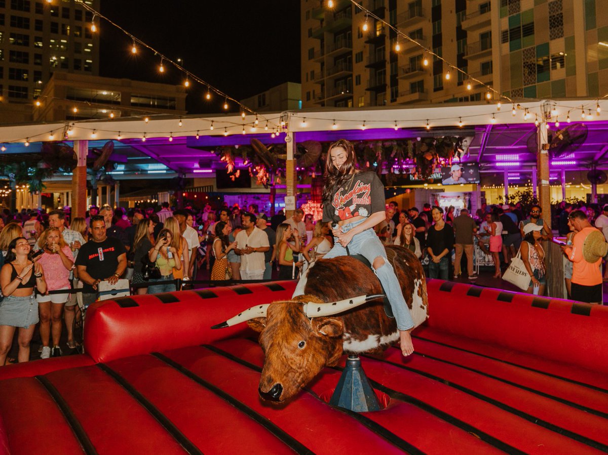 Save a horse, ride a mechanical bull!🤠 

🐂 Join us Saturday night for a chance to ride our mechanical bull starting at 8pm!