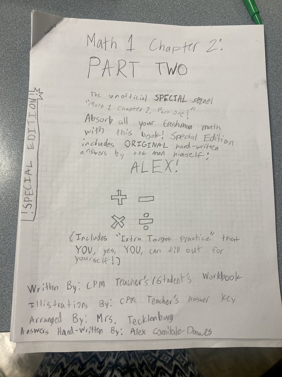 Creative surprise to kick off summer school today 😎