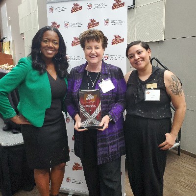 Loyola Nursing (@loyolanursing) on Twitter photo Our CARE Pathway to the BSN team received the READI (Racial Justice, Equity, Anti-racism, Diversity, and Inclusion) Catalyst Award at the <a href="/LoyolaDiversity/">Office of Institutional DEI at Loyola Chicago</a> End-of-Year Celebration.
The CARE Pathway is a model of evidence-based strategies to recruit and retain students of color. Our CARE Pathway to the BSN team received the READI (Racial Justice, Equity, Anti-racism, Diversity, and Inclusion) Catalyst Award at the <a href="/LoyolaDiversity/">Office of Institutional DEI at Loyola Chicago</a> End-of-Year Celebration.
The CARE Pathway is a model of evidence-based strategies to recruit and retain students of color.