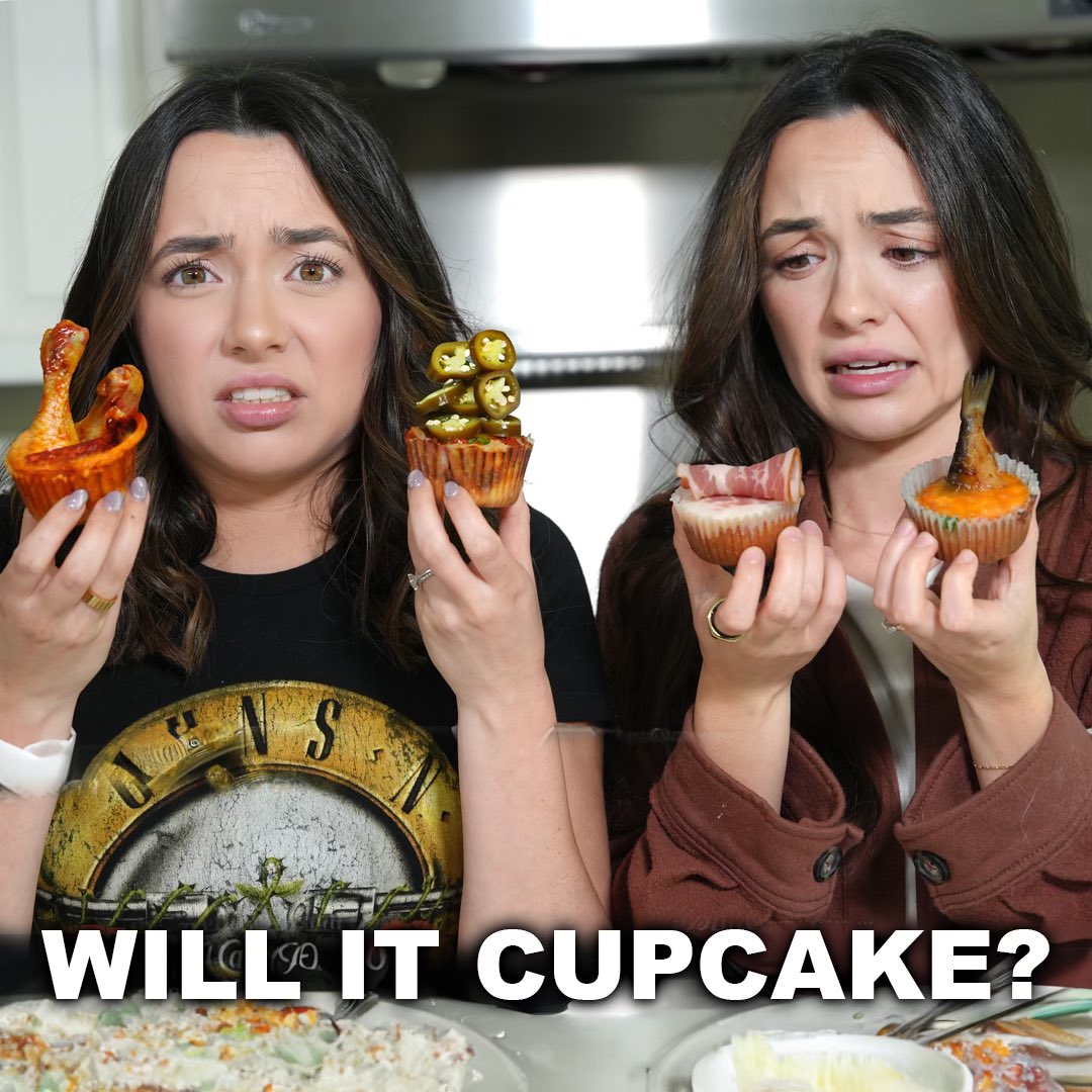 In this video, we try cupcakes with crazy ingredients! We use everything from Doritos to hot wings to pizza sauce! Some of the cupcakes are delicious while others are... not so much 🥴 youtu.be/1Yy0QPCx0ro