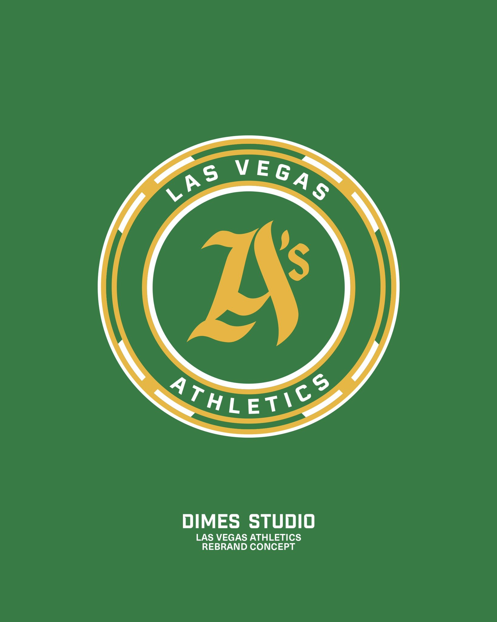 Jesse Wu on X: My idea for a Oakland/Las Vegas Athletics rebrand