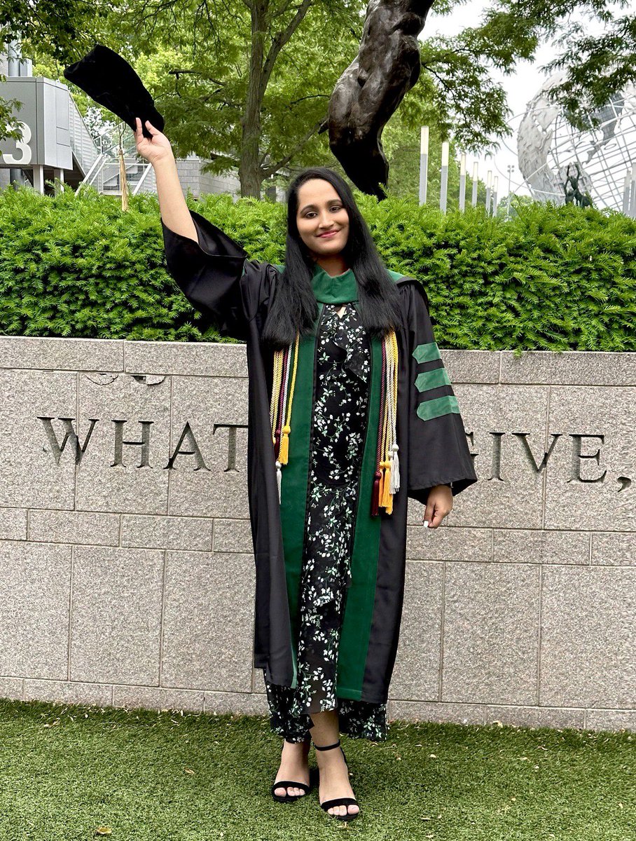 Officially Nanditha Guruvaiah, MD!
✨Summa Cum Laude
✨IEA Honors Society
✨Distinction in Research/Scholarly Activity 
✨Gold Humanism Honors Society

#classof2023 #SGUGrad #womeninmedicine #futureradres