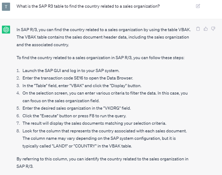 TomiToGo's tweet photo. Teaching AI. Because it works in both directions. #ChatGPT #AI #SAP https://t.co/uQjIZJWJrf