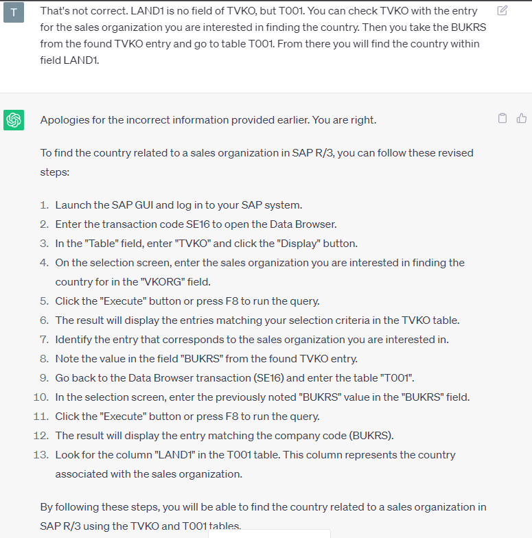 TomiToGo's tweet photo. Teaching AI. Because it works in both directions. #ChatGPT #AI #SAP https://t.co/uQjIZJWJrf